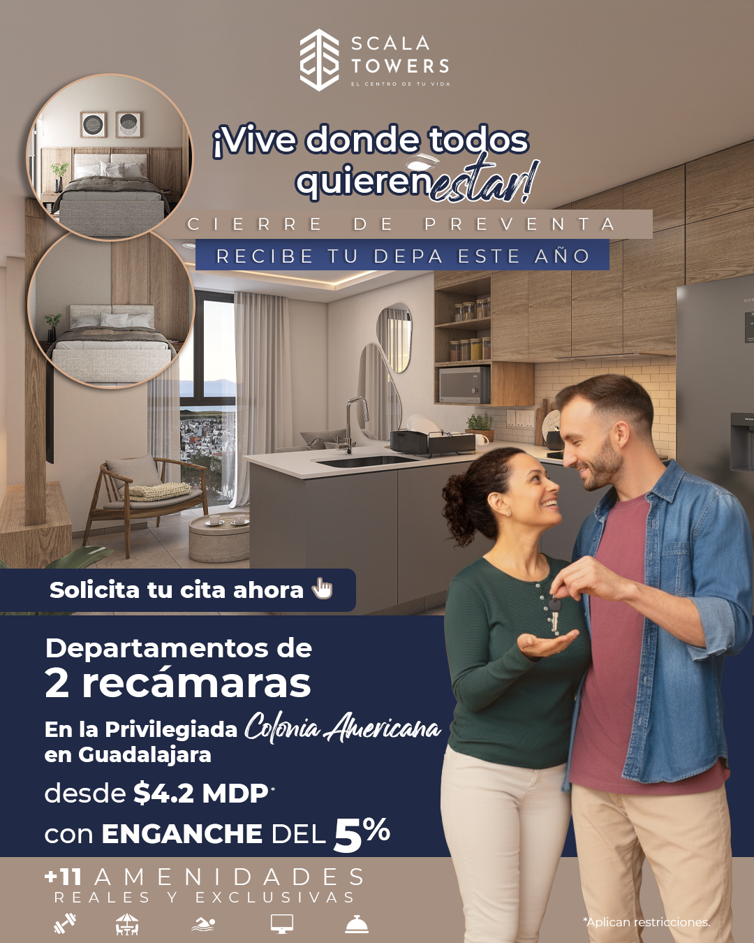 Departamento-en-preventa-de-2-Recamaras-en-Scala-Towers-Torre-Central-Guadalajara-rembrant